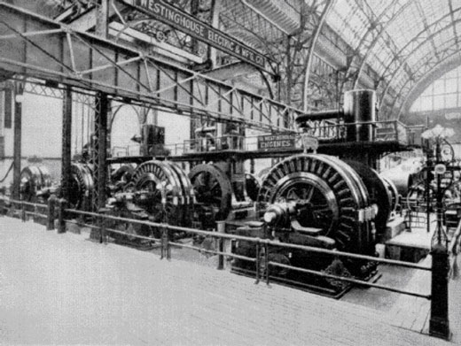 Tesla’s Dynamos in Machinery Hall at Columbian Exposition