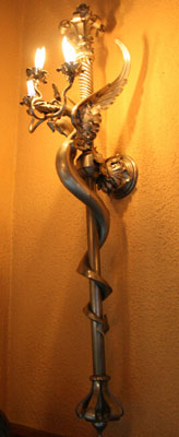 Wall-Mounted Gasolier