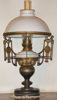 Kerosene Lamp with Welsbach Mantle