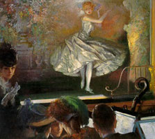 Ballet Dancer painting by Degas