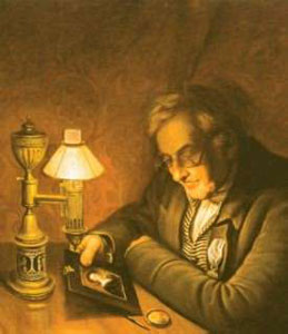 Portrait of James Peale by James Wilson Peale, Wikimedia Commons